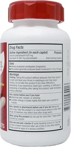 Miniatura 4 de Fibercon Terapia de fibra para regularidad con policarbofilo de calcio, paquete de 2