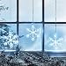 Battery Operated Cool White LED Acrylic Snowflake Hanging Christmas Window Light Decoration