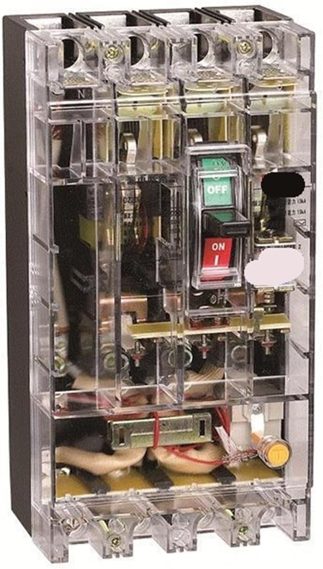 Plastic case Leakage Protection Circuit Breaker DZ20L-160T/4300 125A 50MA Transparent Non-Extended (0.1 Without Copper Nose
