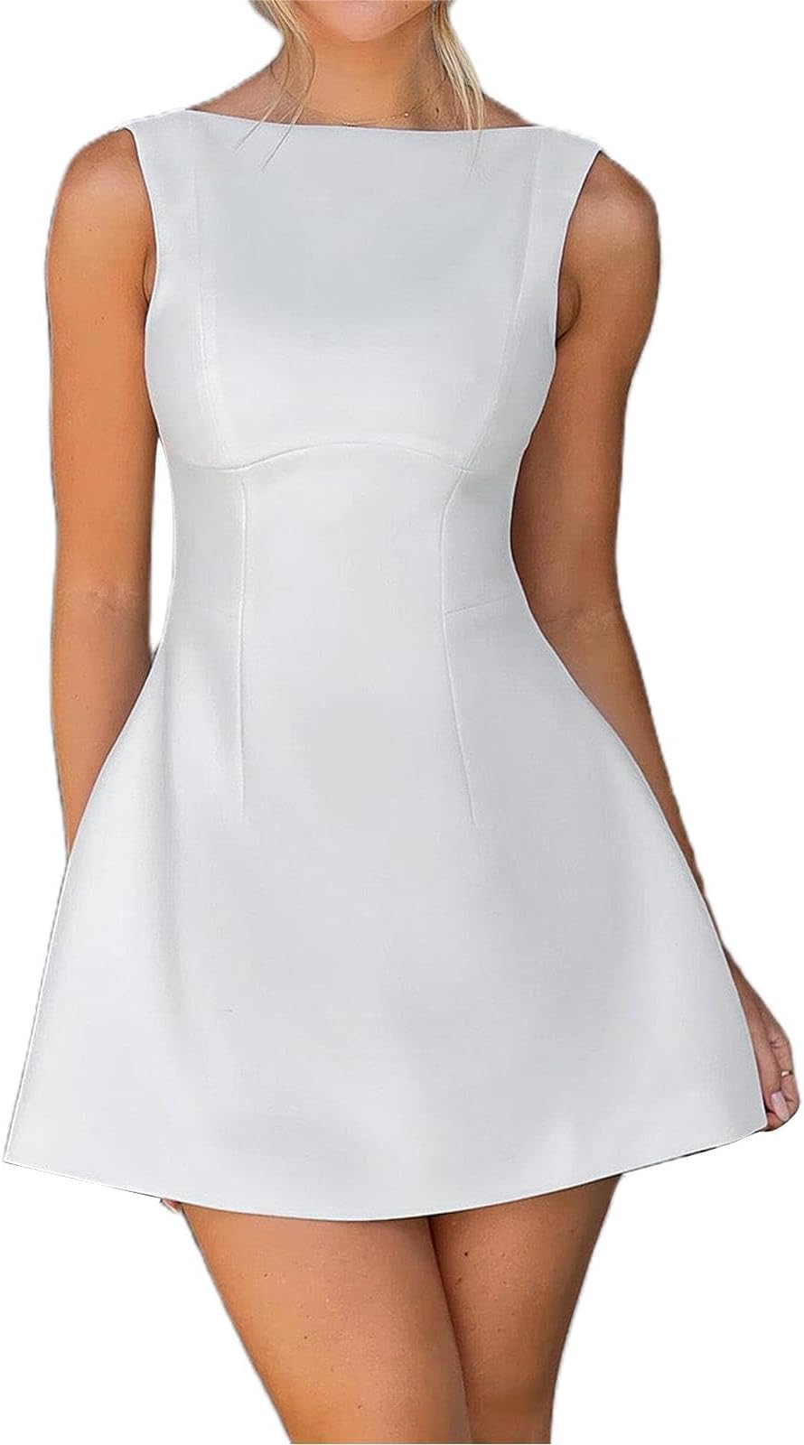 AlyweatryWomen Y2k Elegant Short Dress Summer A-Line Going Out Formal Party Birthday Graduation Dress College