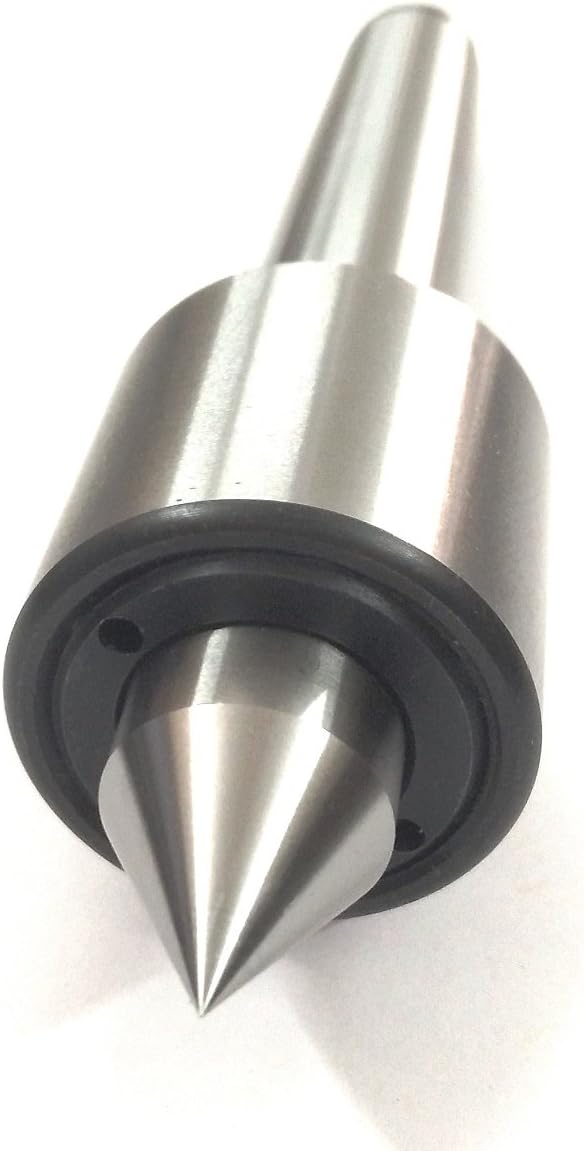 Precision Quality 2MT Morse Taper Live Revolving Center Double Bearing Slim Body