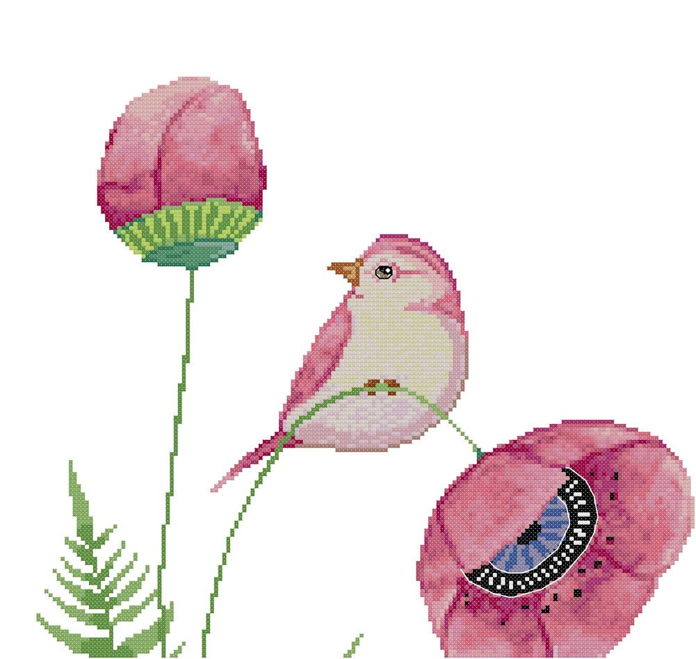 Kit Nappe Imprimée Point De Croix - Coq Et Poulet - Vervaco