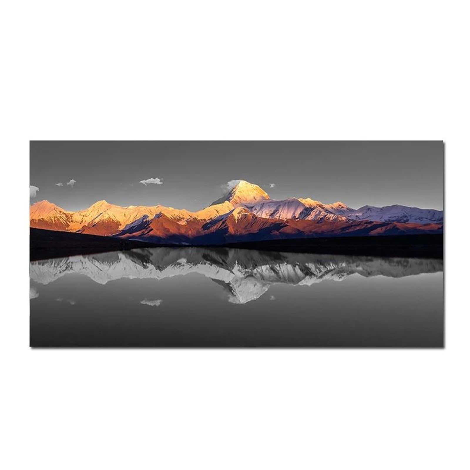 Byambd O Aesthetic Pictures Urban Architecture Landscape Posters N Frame Modern Home Decoration Wall Art Prints Canvas Painting(,60X120cm)