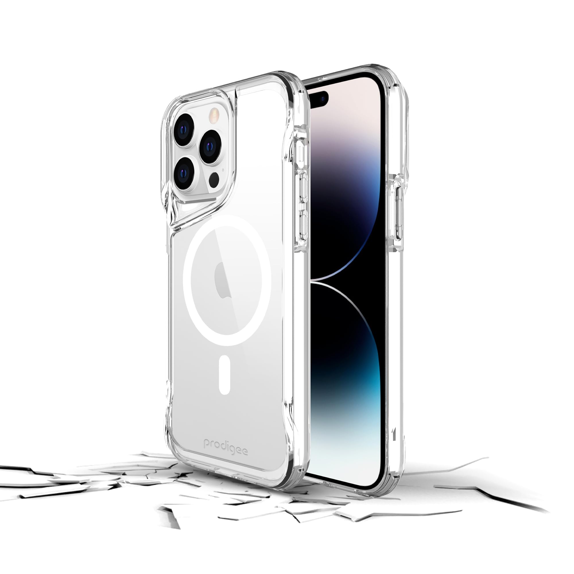 Amazon.com: Prodigee iPhone 15 Pro Max Super Hero Clear + Mag|Drop
