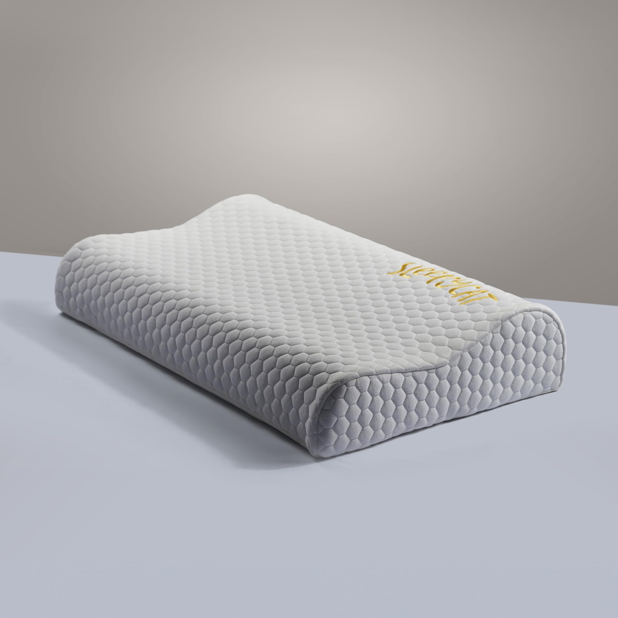 SleepyCat Contour Orthopedic Memory Foam Pillow with Dual loft for Better Shoulder and Neck Support, 1 Piece (25x16 inches, White, Bamboo Fabric) (B09XFF5LPL) Amazon Price History, Amazon Price Tracker