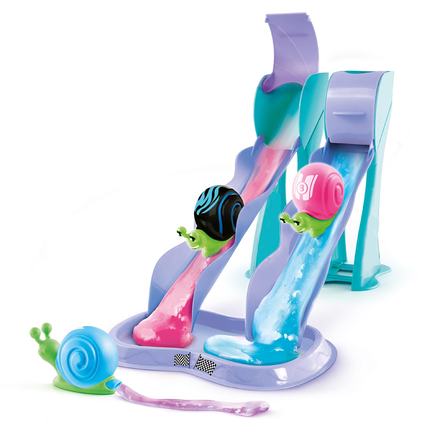 Canal Toys Slime Race Set for Kids - Go Gooey Snails Racing Track Toy with Snails, Slides & Slime, Colorful/Multi-colored - Image 3