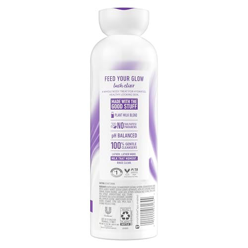 Dove Plant Milk Cleansing Body Wash Acai & Rice Milk For Women 17.5 fl oz - image 2