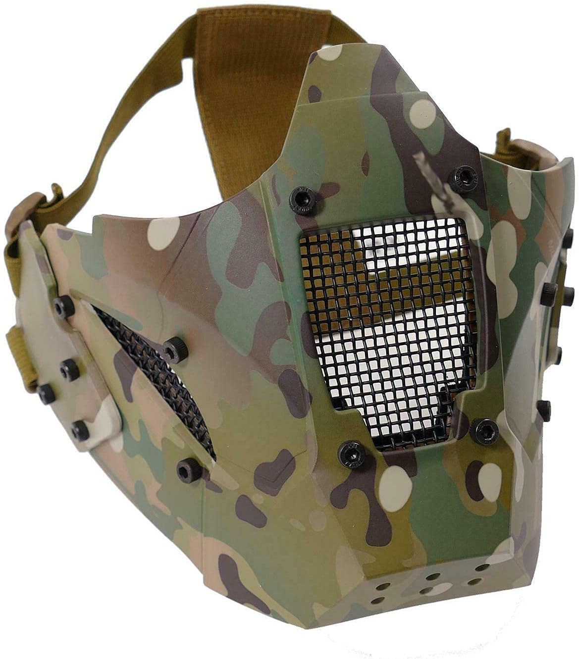 Nuprol NP V4 Lower Face Mesh Shield, Camo