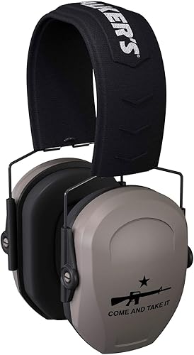 Walker's Muff Razor Slim Low Profile Compact Plegable 27db Nrr Gun Range Disparo Protección Auditiva Pasiva