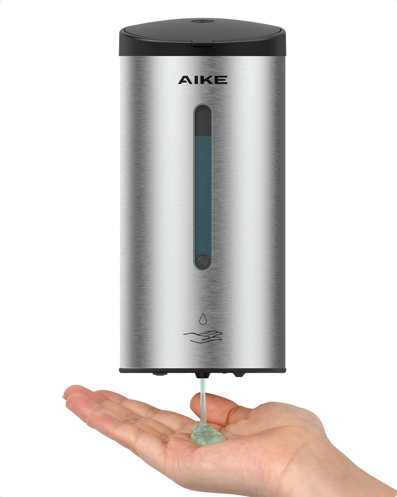 AIKEAK1205E Automatic Soap Dispenser Wall Mounted, Commercial Large Capacity Stainless Steel Liquid Dispenser for Bathroom and Kitchen