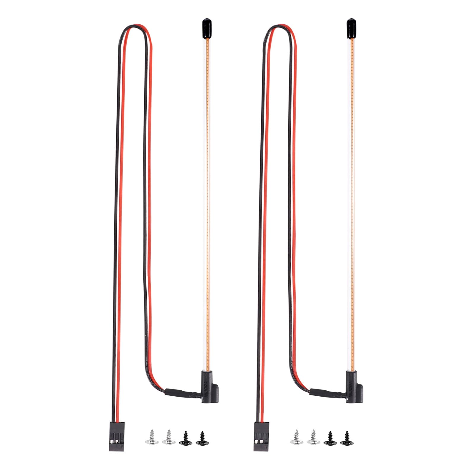INJORA 195mm LED Whip Light Bottom Fixed for 1/10 RC Crawlers