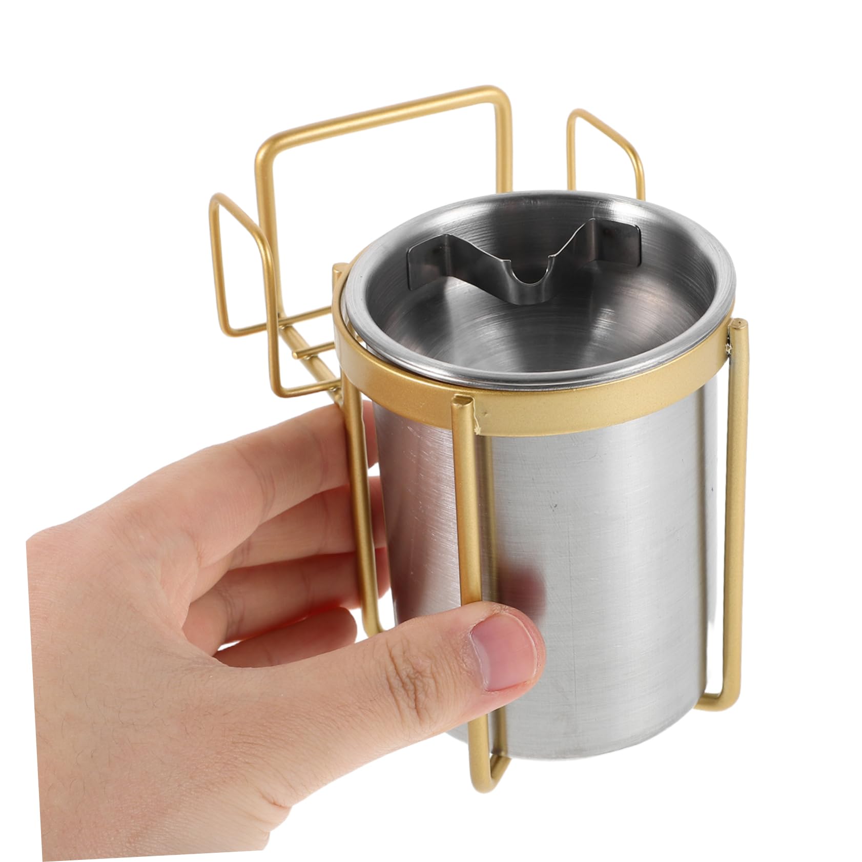 Amazon.co.jp: NUOLUX 2個ステンレス製 壁掛け式灰皿 取り外し