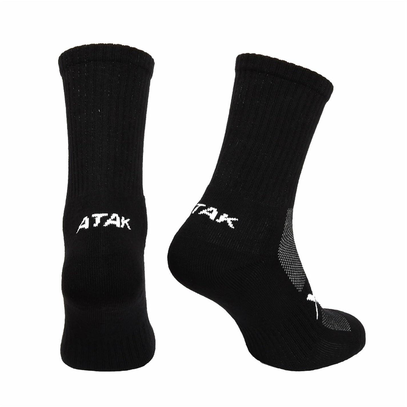 Atak Unisex Black Shox Sports Midleg Socks