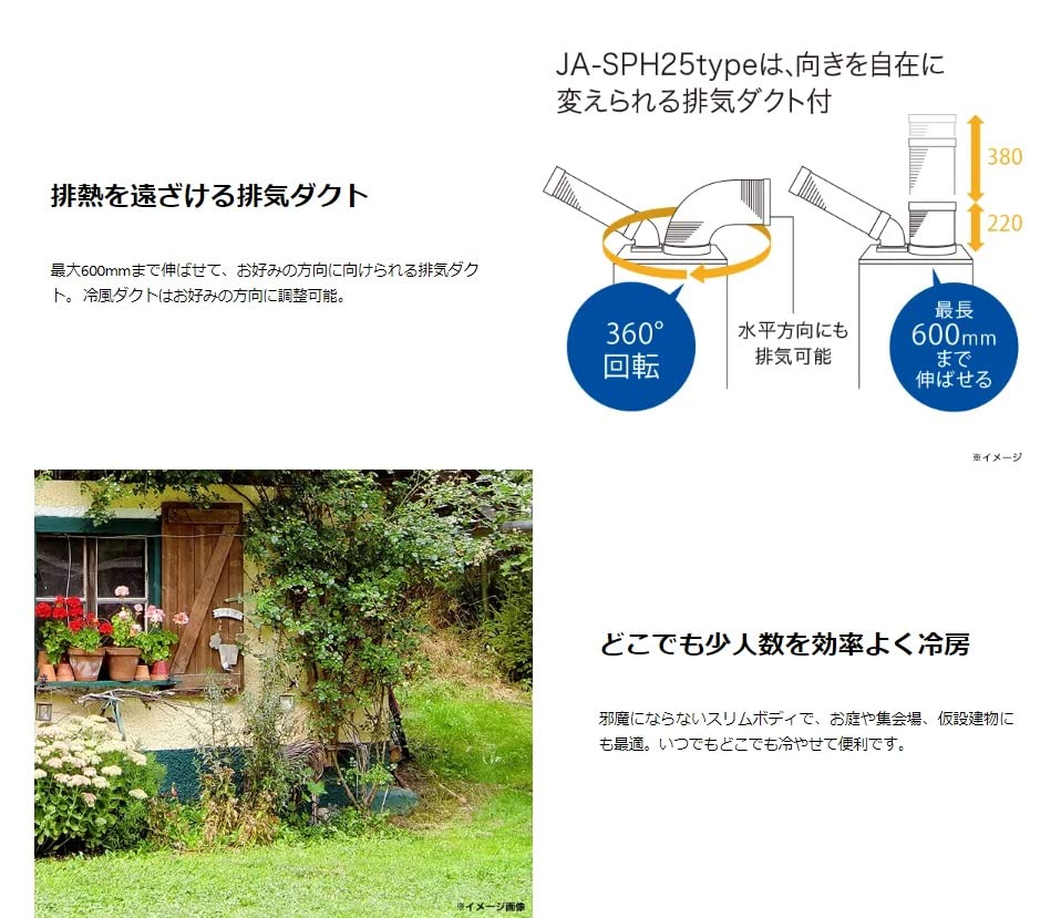 Amazon | ハイアール スポットエアコン 1口冷風タイプ 床置型