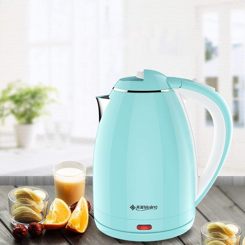 Kettle Home Apagado automático Acero inoxidable 304 1.8L Diseño silencioso 1500W (Color : PINK) Present