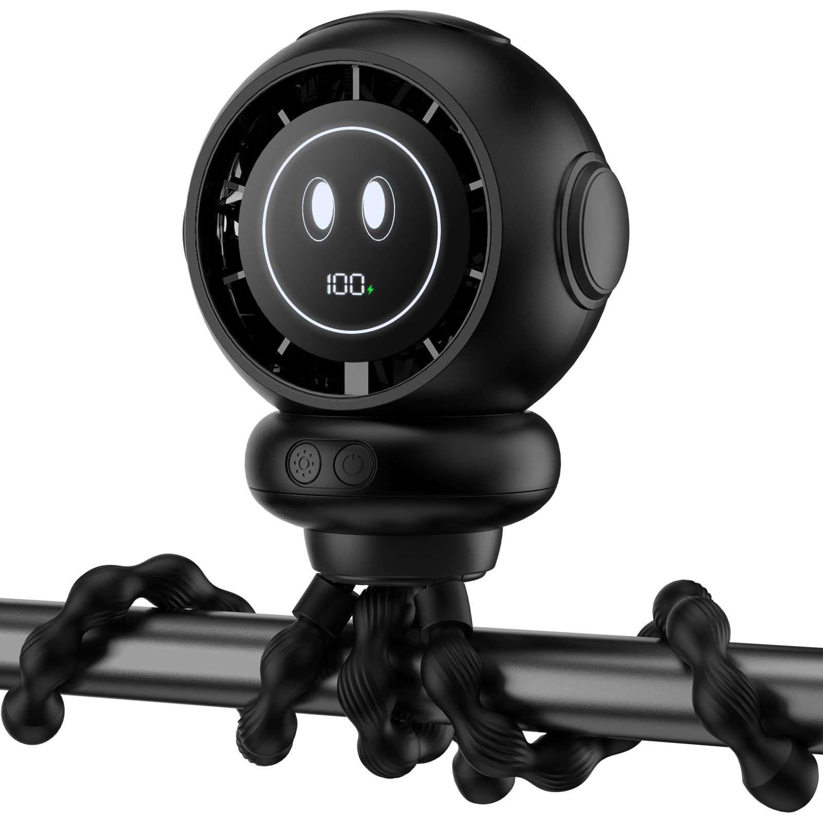 Hotsales Stroller Fan, 6000 mAh Clip On Fan for Baby, Portable Rechargeable
