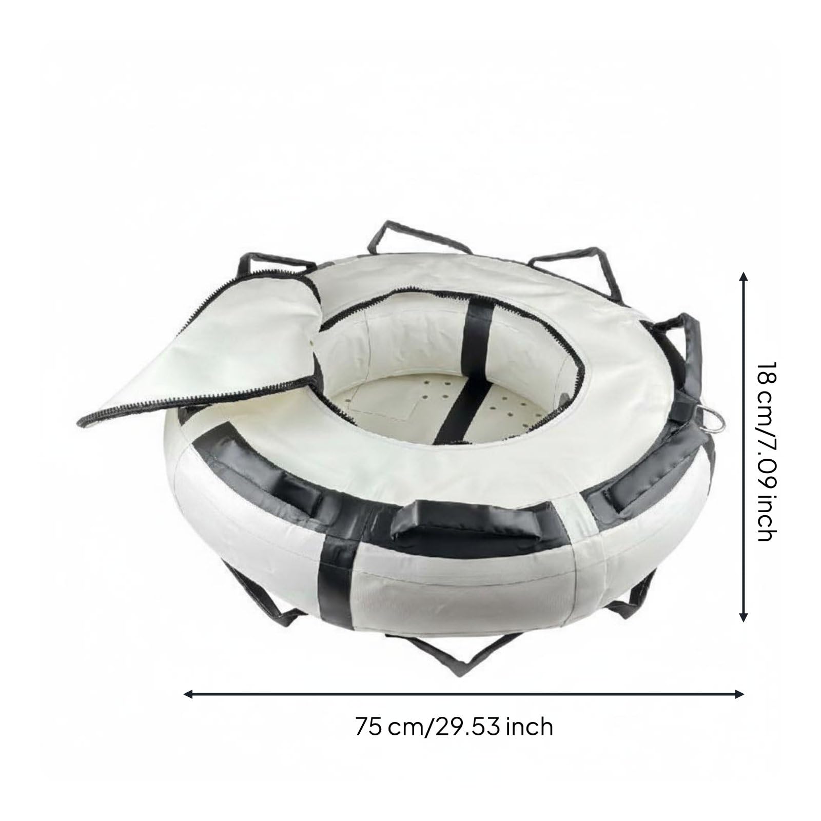 Freitauchboje schwimmfähig Schwimmboje fürs Freitauchen leicht sichtbar PVC Signalboje für Freitaucher, Taucher, See