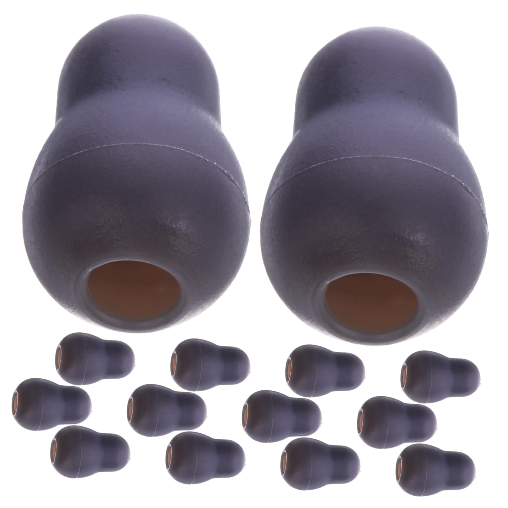 Cabilock 5 Series Para Los Estetoscopio Puntas De Auriculares Iii Punta De Oído De Repuesto Consejos De Reemplazo De Auriculares De Polivinilo Gris 10 Pares*5