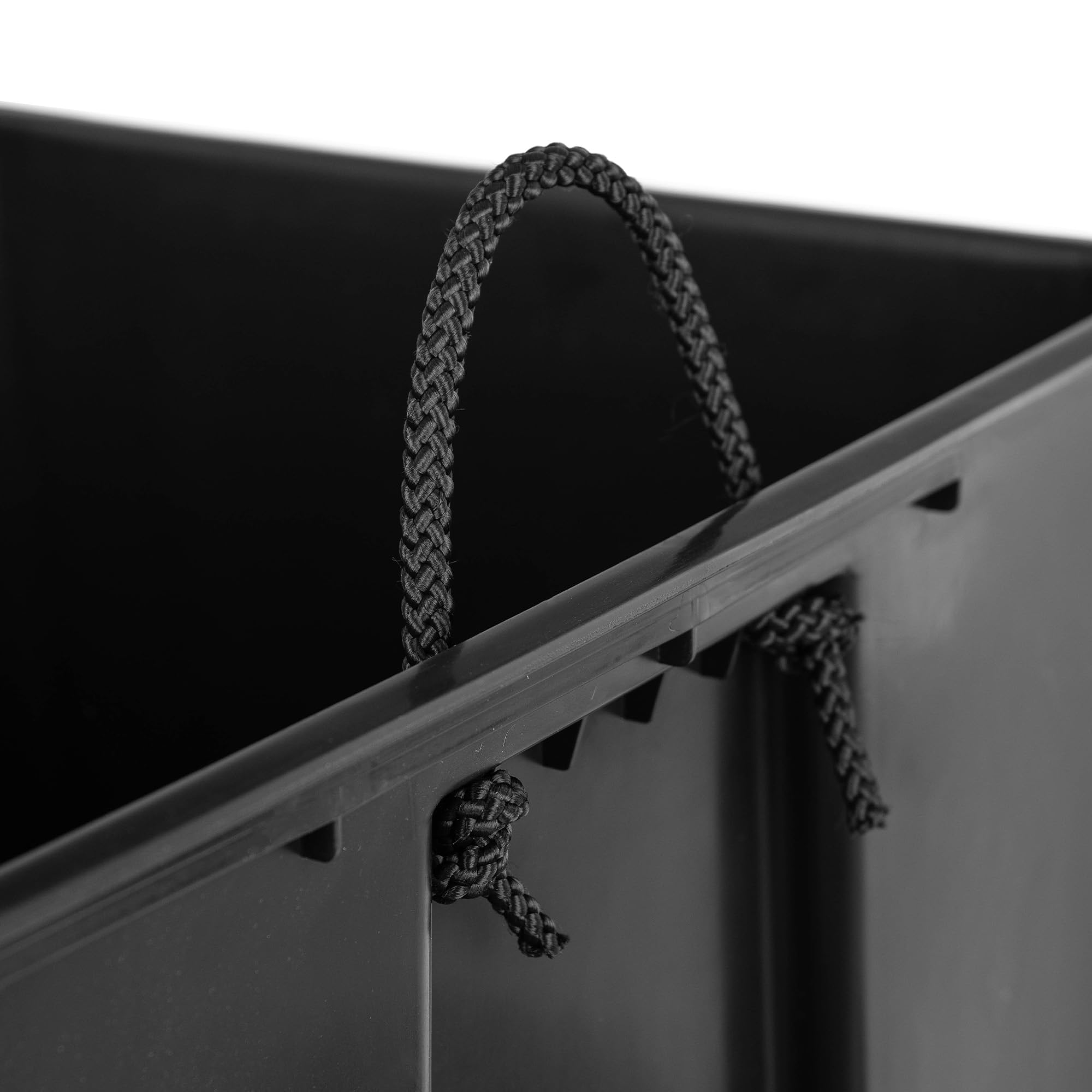KADAX Insert de 40 cm pour jardinières, plastique noir, rectangulaire 38,5 x 28 cm