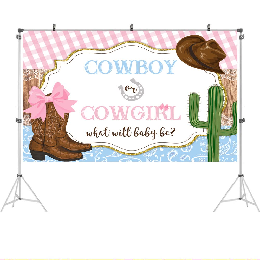 76Pcs Highland Cow Bull Or Heifer Gender Reveal Decorations Holy Cow Gender Reveal Backdrop Brown Balloon Garland Arch For Cowboy Cowgirl Gender Reveal Farm Highland Cattle Baby Shower Party Supplies
