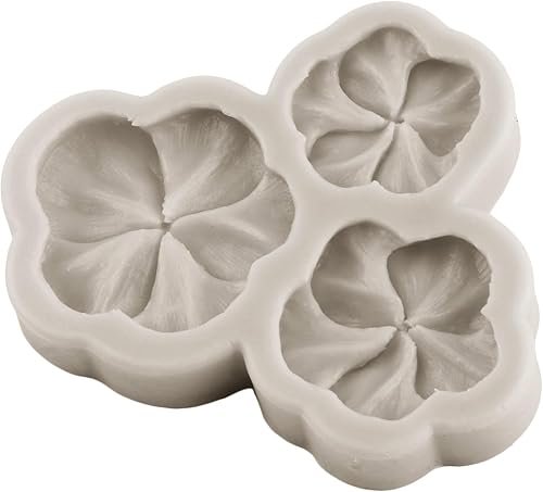 Miniatura 6 de Moldes de silicona de flores Plumeria Peony Rose Pansy Fondant para decoración de pasteles, decoración de cupcakes, caramelo, arcilla polimérica,