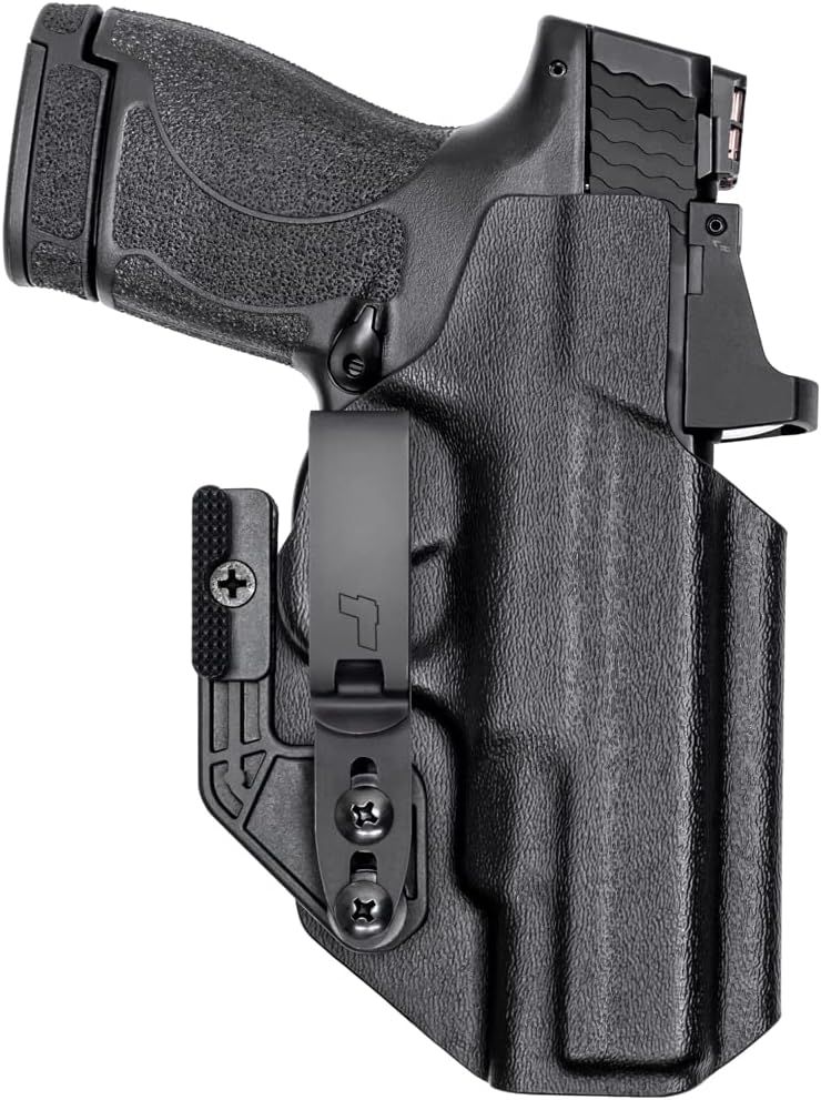 Tulster Oath IWB Kydex Holster fits: M&P Shield/Plus 4" 9mm / .40 | Optic Compatible Inside The Waistband Appendix Concealed Carry