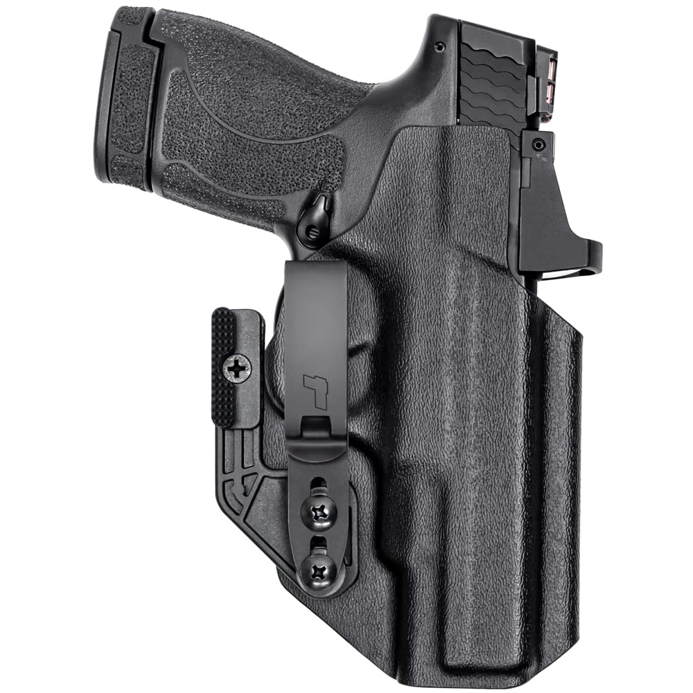Tulster Oath IWB Kydex Holster fits: M&P Shield/Plus 4" 9mm / .40 | Optic Compatible Inside The Waistband Appendix Concealed Carry
