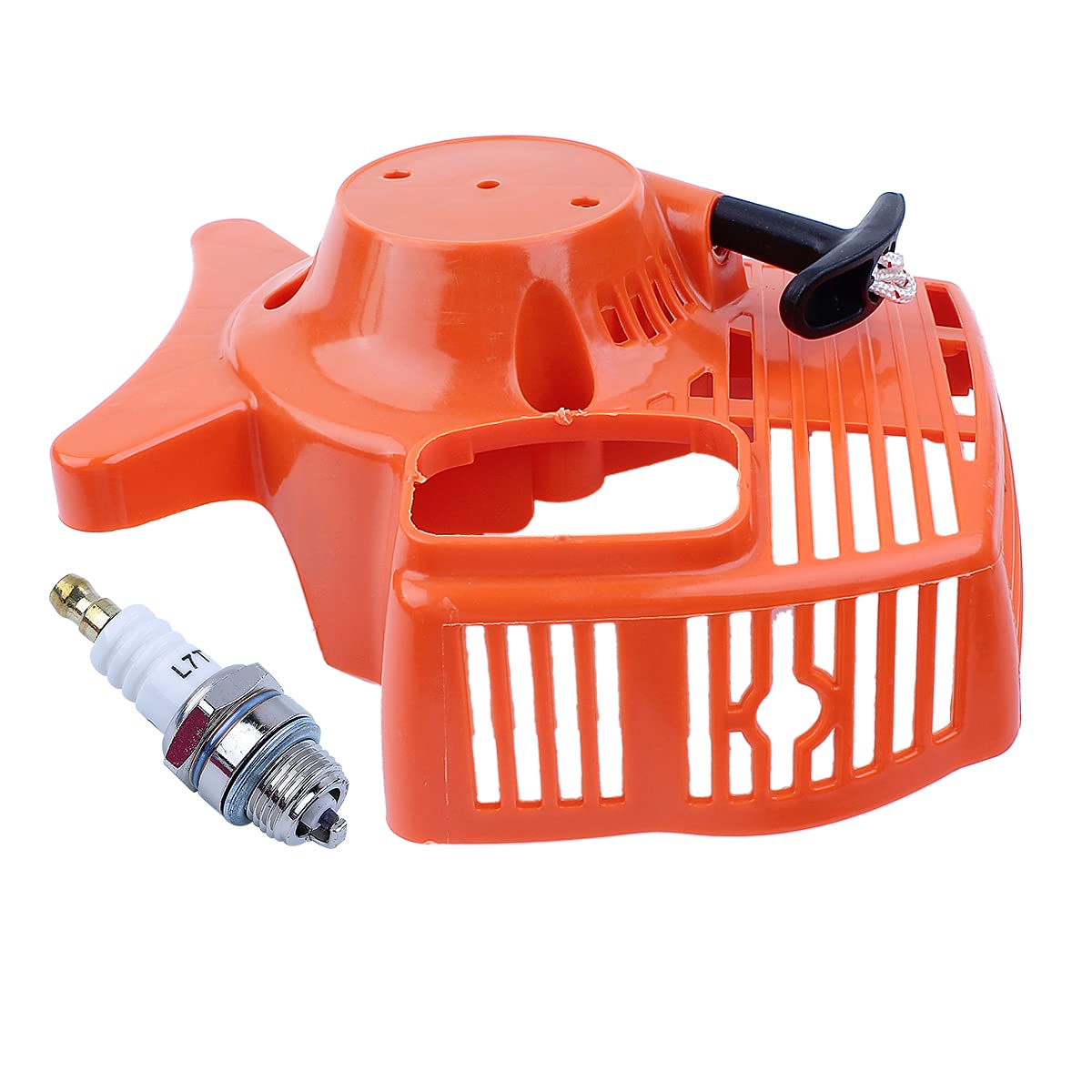 Adefol Recoil Pull Starter Assy For Stihl FS55 FC55 FS45 HL45 Trimmer Replacements parts with Spark plug 4140-190-4009