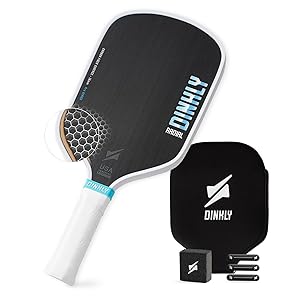 DINKLY Radial Pro Pickleball Paddle, T700 Raw Carbon Fiber Thermoformed with Foam Injected Walls, USAPA Approved Pickle Ball Racket, Engineered for Maximum Spin & Consistency