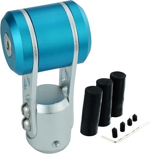 Miniatura 5 de Abfer Pomo de palanca de cambios en T, perilla de palanca de cambios para automóvil, palanca de cambios de peso, compatible con manuales de vehículo