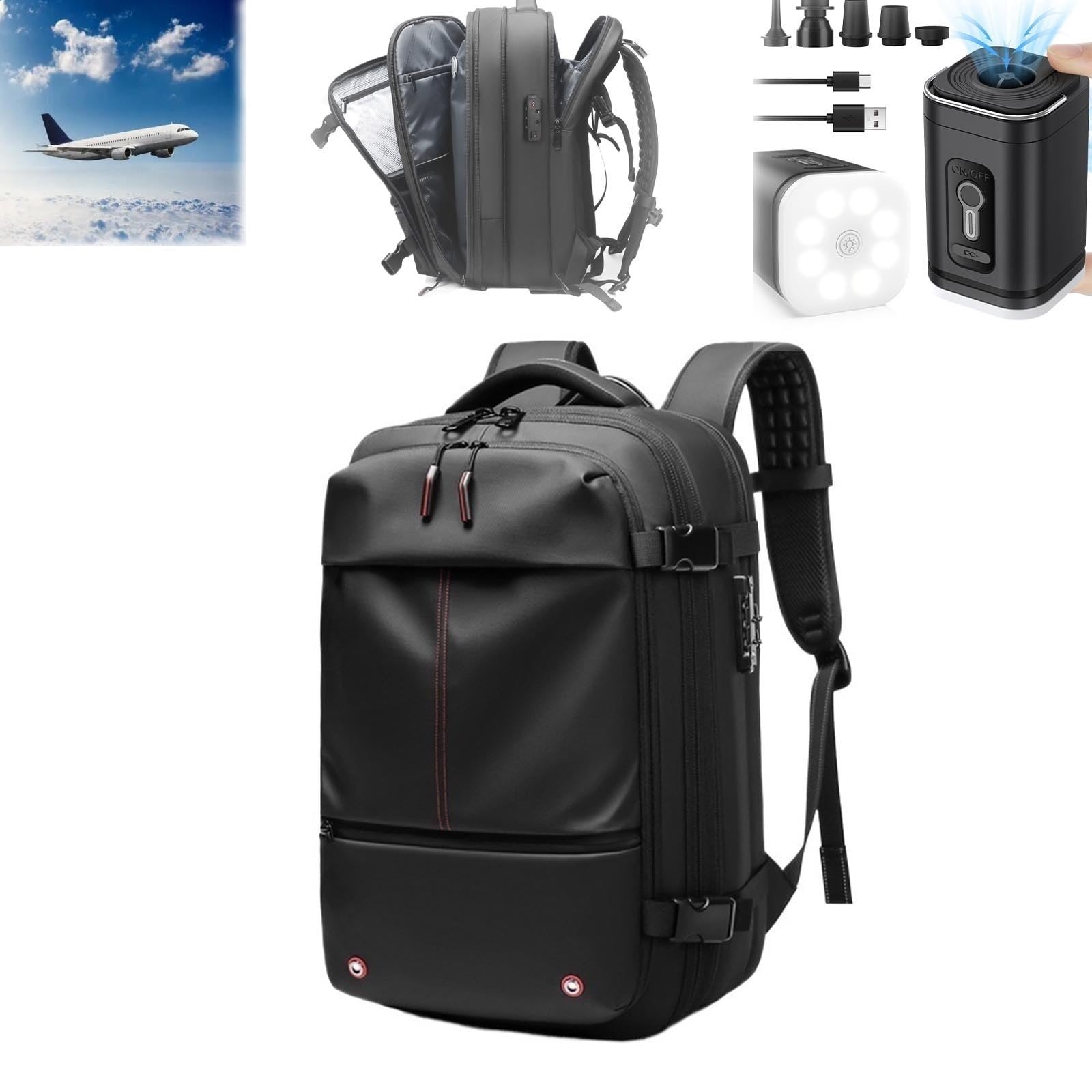 Amazon.co.jp: Vacpackバックパック、圧縮バックパック、真空