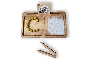 Montessori Wooden Sand Writing Tray Fine Motor Sensory Learning