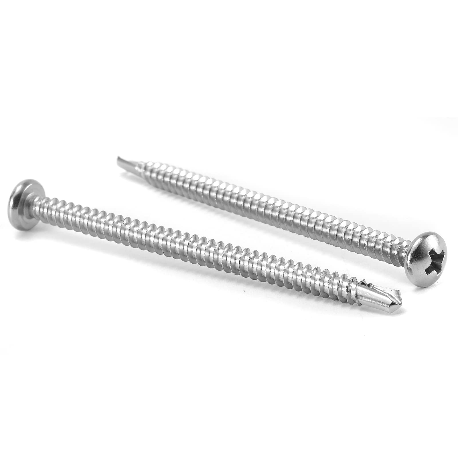 10 x 1 Sheet Metal Screws - 100 Pack Stainless Steel -10 10 x 1 Sheet Metal Screws - 100 Pack Stainless Steel -10