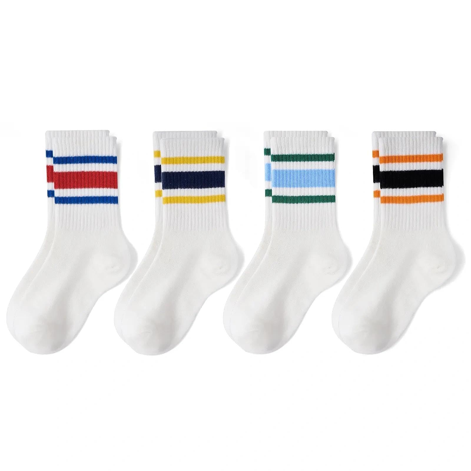 Baby Toddler Essentials Non-Slip Crew Socks for Unisex Boys Girls