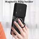 Glaxx Heavy Duty Ring Back Case Cover for Vivo Y29 4G/Y31 Pro/Vivo T4x/iQOO Z10x - Kickstand, Camera Slider Protection with Magnetic Ring Rugged Bumper Hard Back Cover gallery image