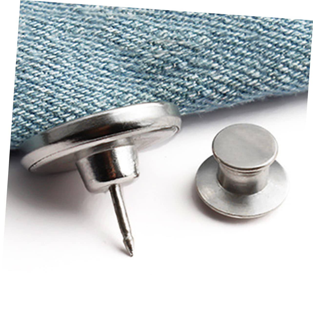 STOBOK 90piezas Botones De Jeans Ajustables Sin Accesorios Para Cintura De Pantalones Solución Para Ajustar Tallas Ropa Casual y Formal