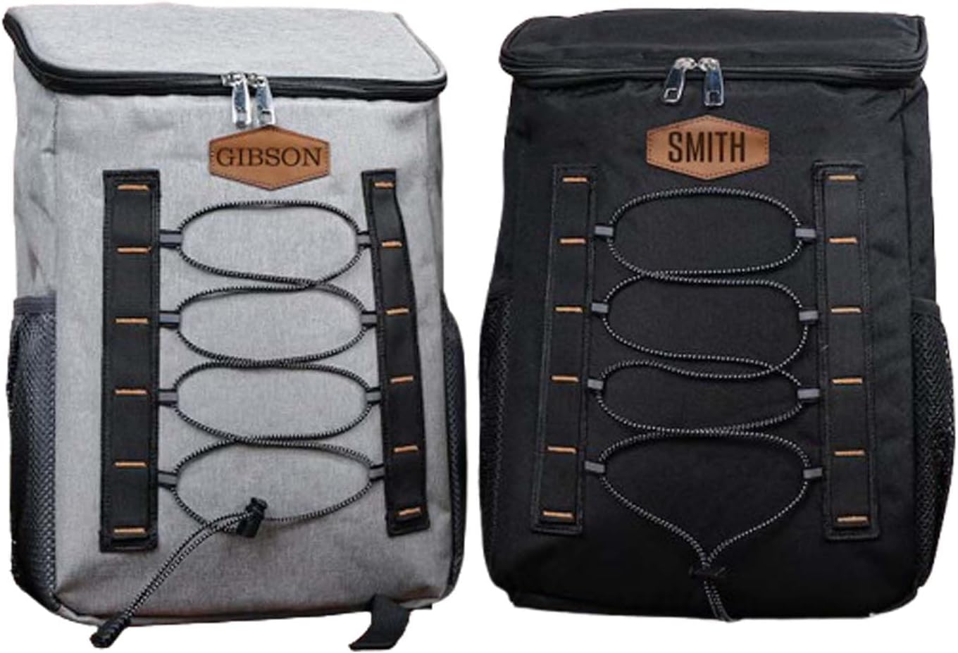 Personalized Groomsmen Cooler Backpacks, Custom Name Lunch Cooler Backpack, Hiking Cooler Backpack, Golf, Beer Cooler Equipments for Father, Husband, Groomsmen Gifts (Style A)