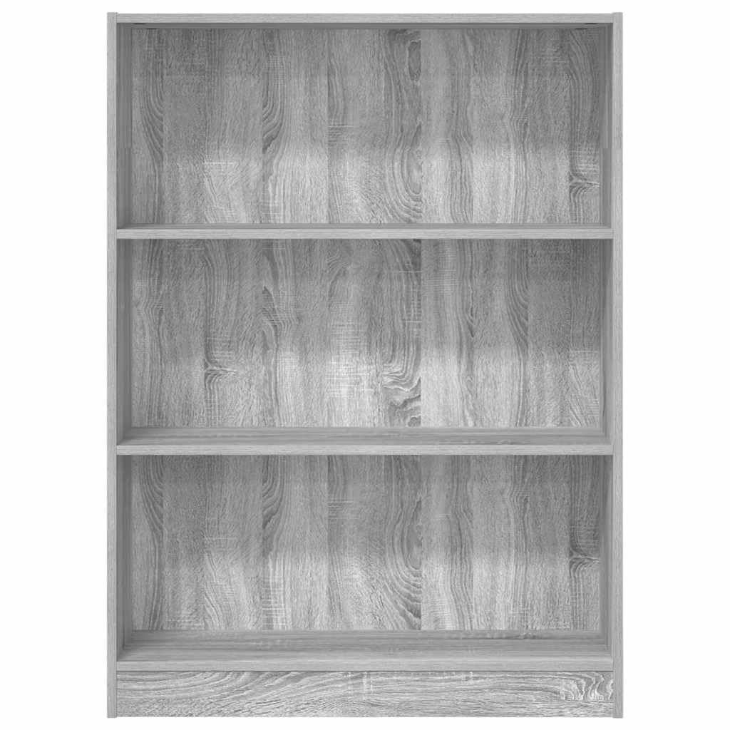 Regał na książki Sonoma z materiału drewnopochodnego, 80 x 24 x 109 cm, otwarty regał stojący z dużą ilością miejsca do przechowywania, zajmuje mało miejsca, do salonu, biura, pokoju