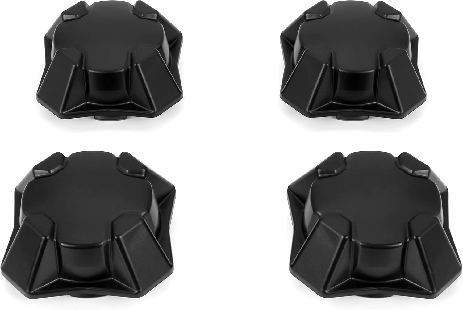 SAUTVS Tire Wheel Hub Caps for Can-Am Defender, Black Dust Center Hub Cap Covers for Can Am Defender/Commander/Outlander/Maverick 2015-2020 Accessories (4PCS)