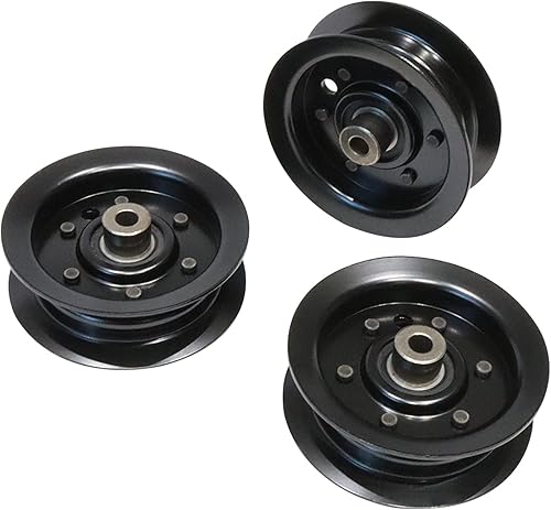 Miniatura 4 de LOSTAR 3 poleas tensoras planas para Exmark Lawn Boy Toro 50 pulgadas 54 pulgadas Deck Quest E-Series 106-2175, 132-9420