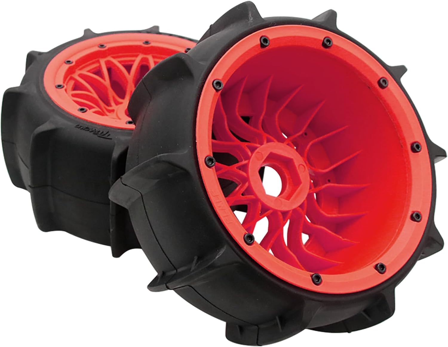 FLMLF Desert Rear Assembly Red for 1/5 HPI Baja ROVAN KM 5B Rc Car Parts