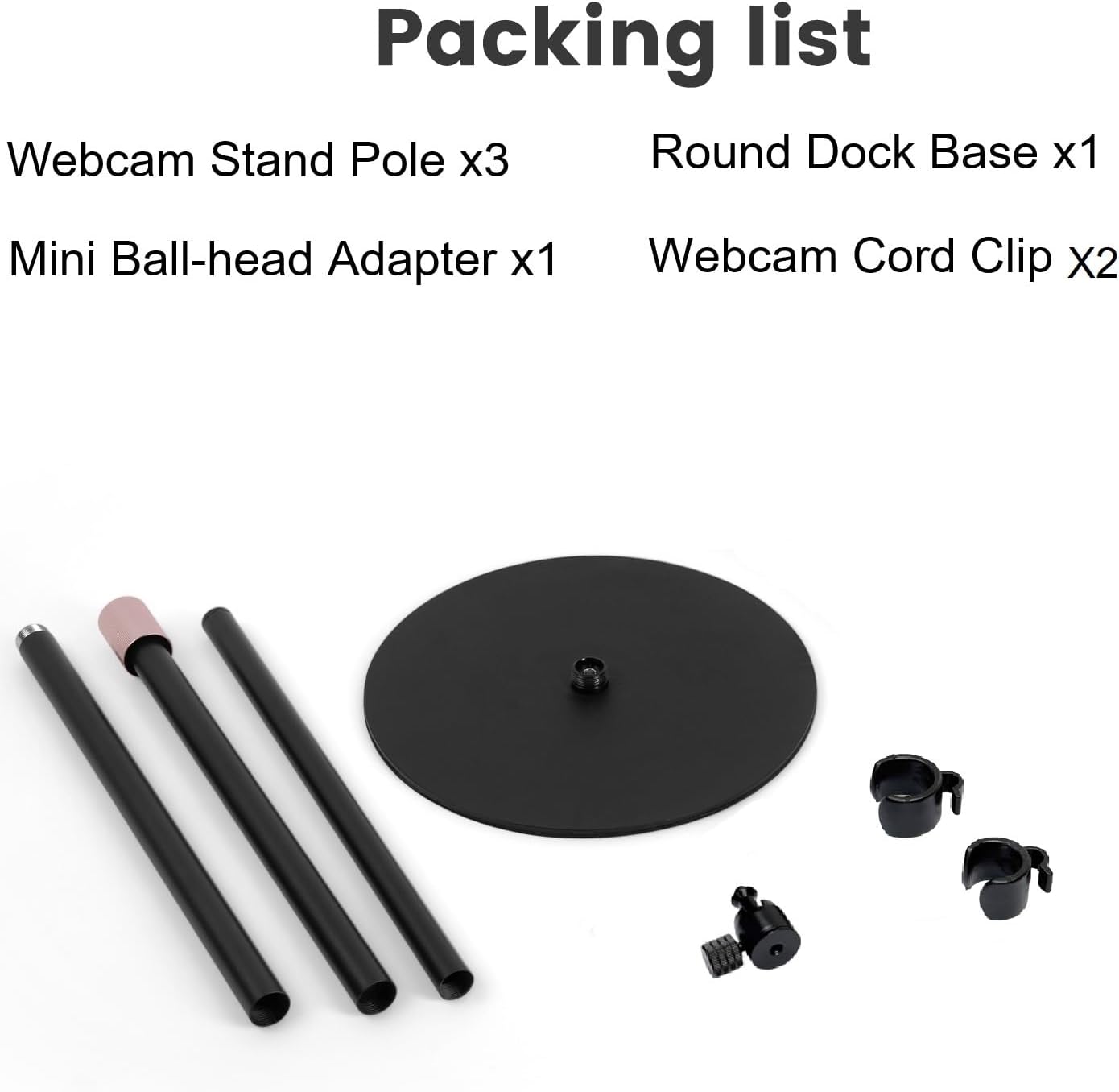 5.3ft Webcam Floor Stand for Insta360 Link 2 pro, 2C pro,Link 2 2C Webcams