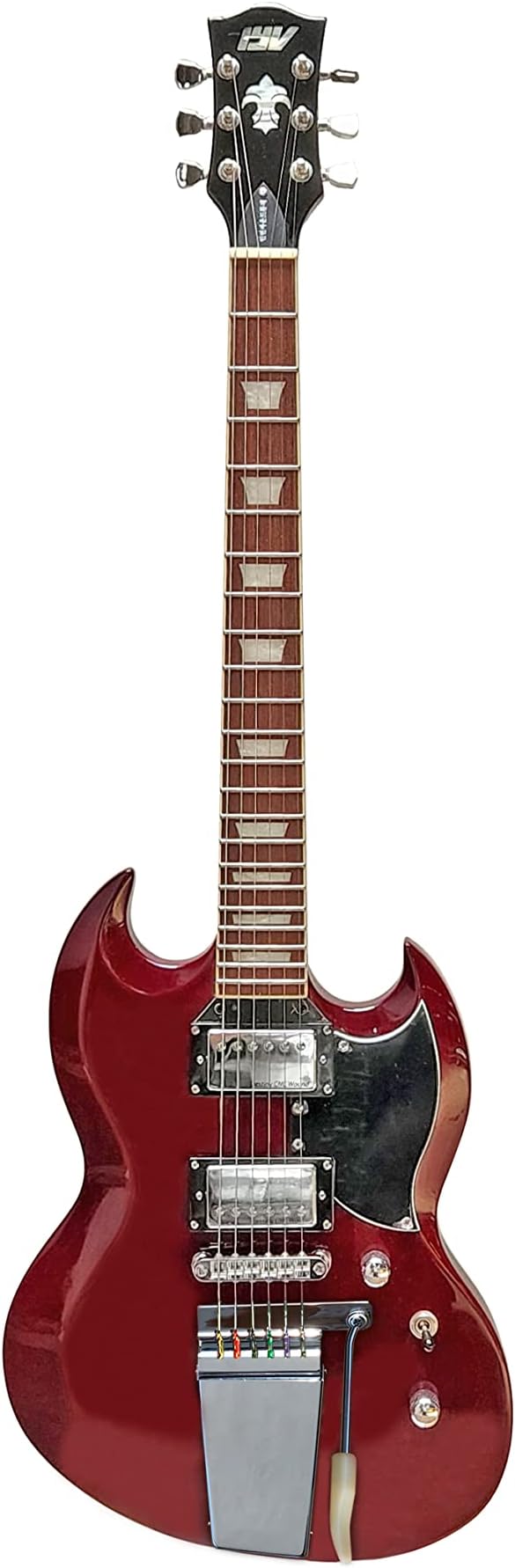 IYV IVSV-300 CHERRY RED Solid-Body Electric Guitar, cherry Red