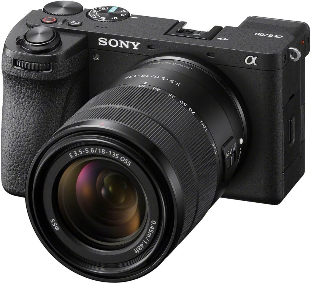 Sony - Alpha 6700 - APS-C Mirrorless Camera with E 18-135 mm Lens - Black (Renewed)