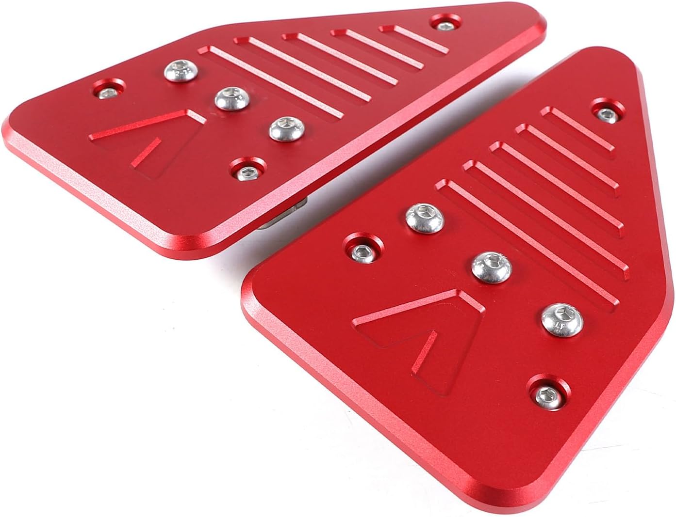 Hood Trim Compatible with INEOS Grenadier 2020-2024 Accessories, Engine Hood Expansion Cover Trim, Expandable Searchlight Bracket, Hood Light Mount Base Holder Replacement Kit, Aluminum Alloy (Red)