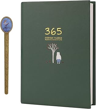 Amazon 365日 日記帳 手帳 かわいい B6 システム手帳 スケジュール帳 計画ノート メモ帳 予定表 時間管理 毎日 月間 年間 スケジュール 手帳 365日プランナー ビジネス手帳 サラリーマン 学生 勉強 仕事 文房具 新学期 プレゼント 日付表記なし システム手帳 文房具