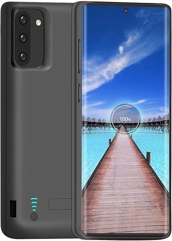 Battery Case for Samsung Galaxy Note 10, 5000mAh Rechargeable Extended Battery Charging Case, External Battery Charger Case, Add 100% Extra Juice