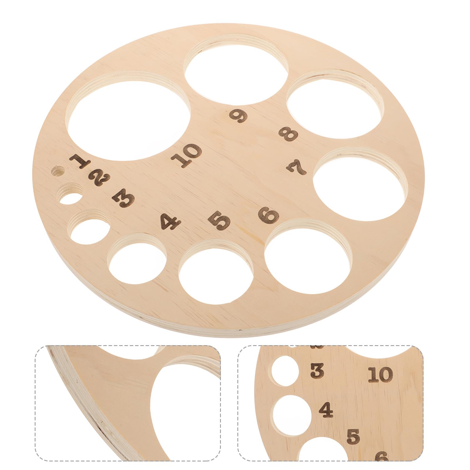 Planche de Dilatation Cervicale en Bois pour Sage-femme, Simulation du Processus D’accouchement, Étirement Cervicales et Changements du Col