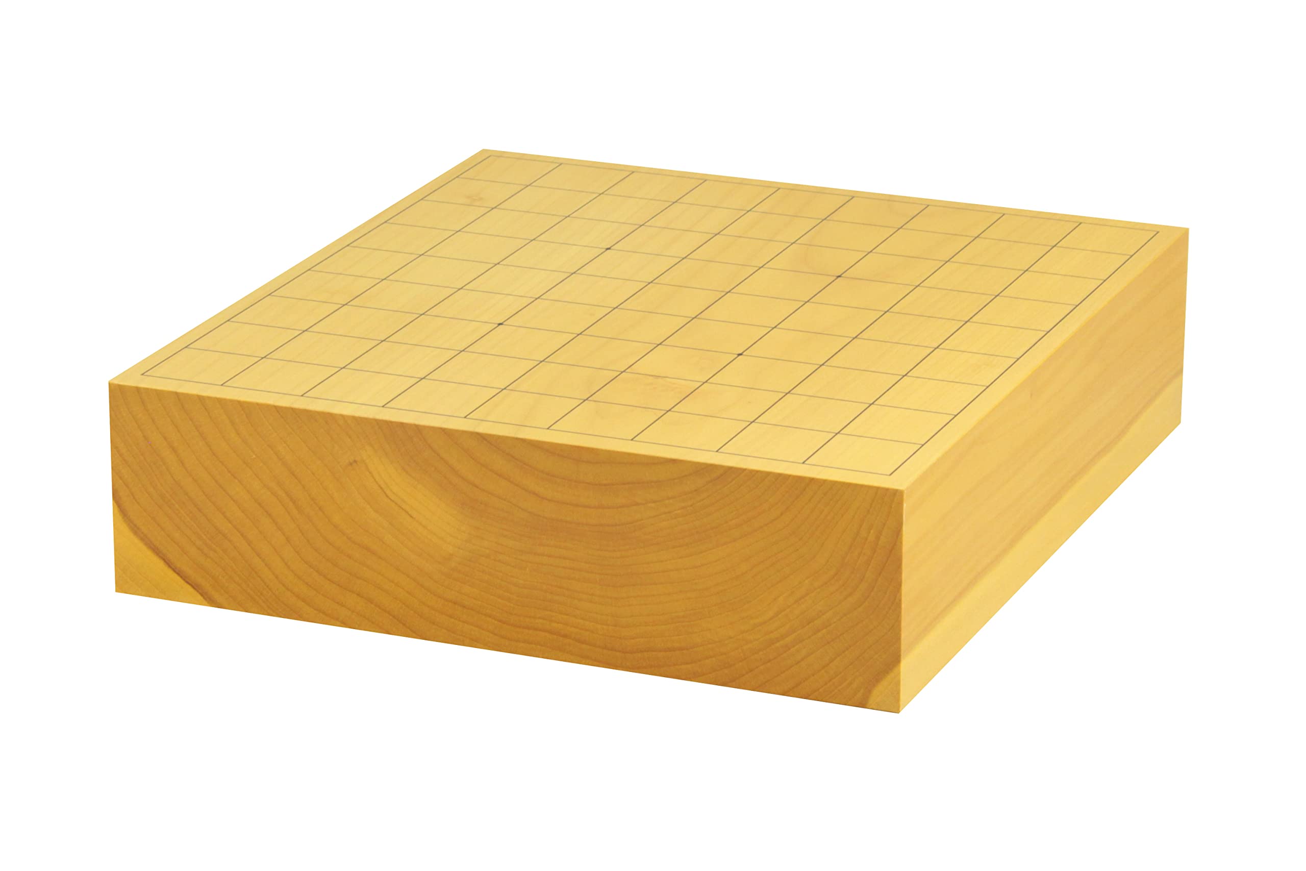 Amazon | 将棋盤 卓上 日本産銀杏(イチョウ) 3寸 30号 一枚物 日本製