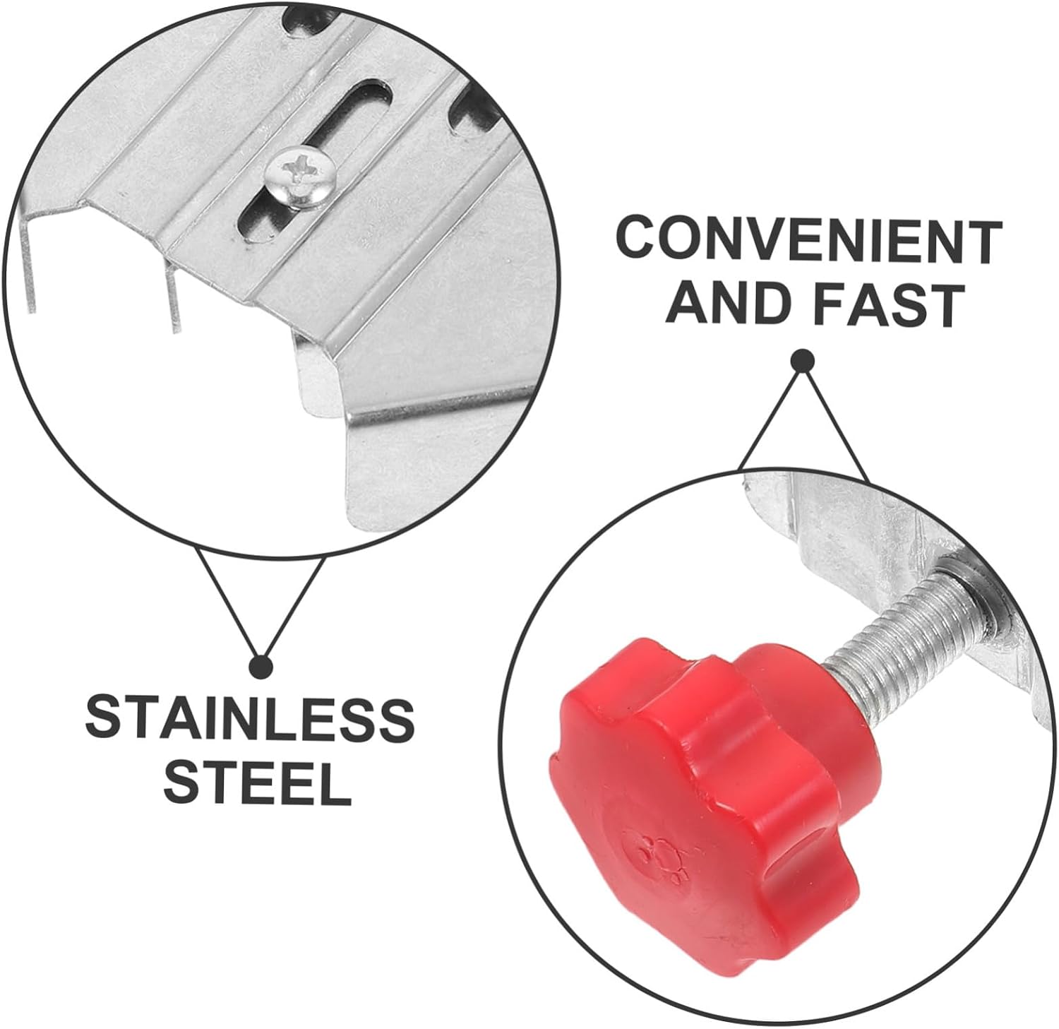 2pcs Quick Locking Right Angle Corner Clamps for Woodworking Adjustable Swing Jaw Stainless Steel Clamping Tool with Single Handle Multipurpose Corner Clips for Frames and DIY